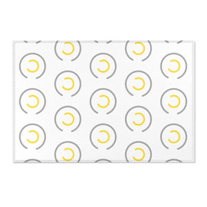 Grey Circles Area Rugs – Plush Modern Decor - Dipaliz
