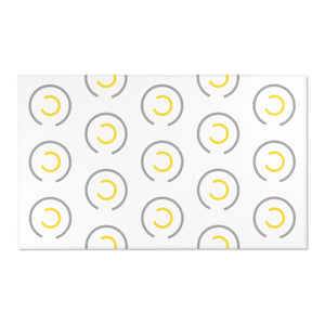 Grey Circles Area Rugs – Plush Modern Decor - Dipaliz