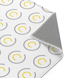 Grey Circles Area Rugs – Plush Modern Decor - Dipaliz