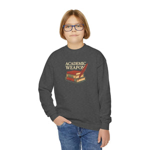 Cozy Youth Crewneck Sweatshirt - Book Lovers Design - Dipaliz - Sweatshirts - Xs
