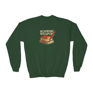 Cozy Youth Crewneck Sweatshirt - Book Lovers Design - Dipaliz - Sweatshirts - Xs