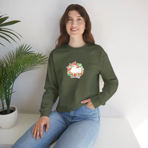 Acorn Energy Duck Crewneck Sweatshirt - Floral Fall Design - Sweatshirts