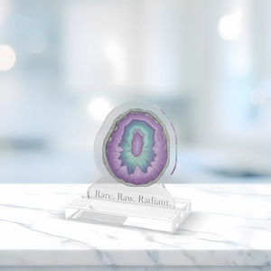 Acrylic Standee, Custom Geode Art Desktop Decor - one Size - Home