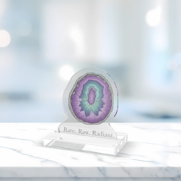 Acrylic Standee, Custom Geode Art Desktop Decor - one Size - Home