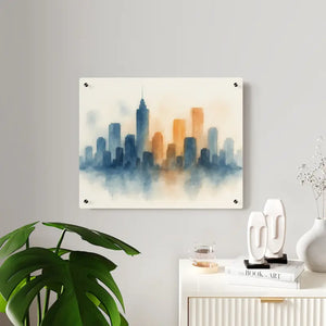 Acrylic Wall Art - Bold Urban Cityscape Print - Dipaliz - 20″ x 16″ (horizontal) / 0.25’’ - Prints