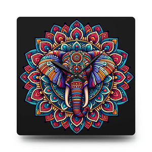 Elephant Mandala Acrylic Wall Clock 12 Inch - Dipaliz - Clocks