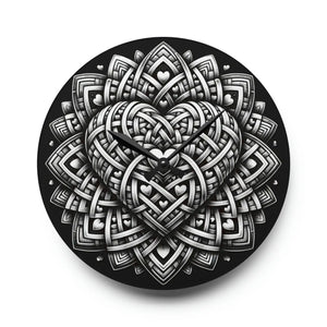 Heart Wall Clock – Glossy 12 Inch Acrylic - Dipaliz - Clocks
