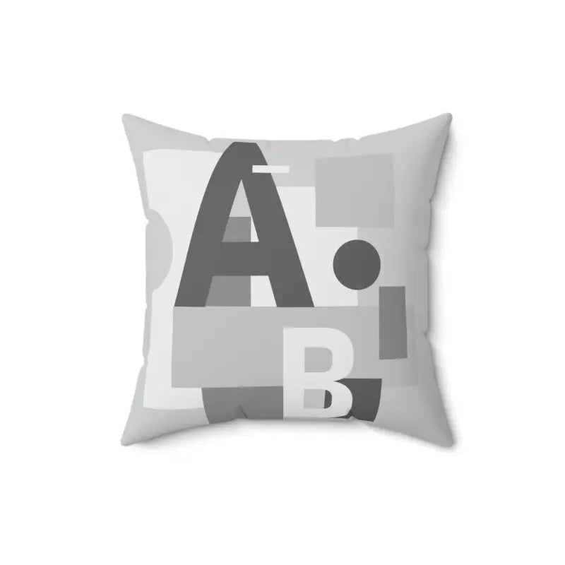 Add Charm with Dipaliz Alphabet Polyester Throw Pillow - 16’’ × Home Decor