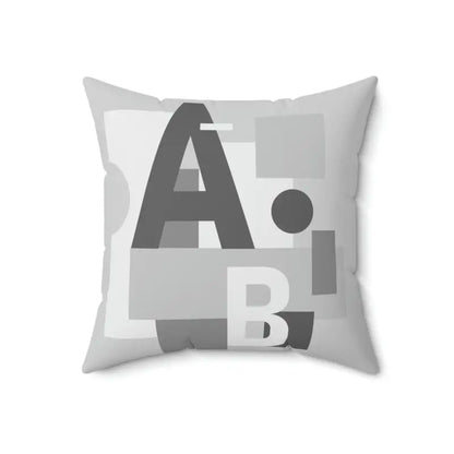 Add Charm with Dipaliz Alphabet Polyester Throw Pillow - 18’’ × Home Decor