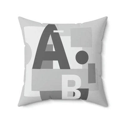 Add Charm with Dipaliz Alphabet Polyester Throw Pillow - 20’’ × Home Decor