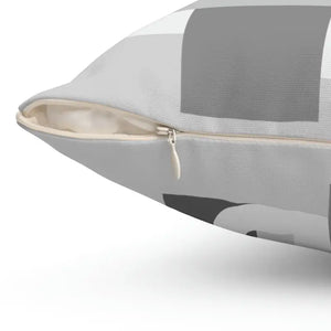 Alphabet Spun Polyester Square Pillow - Vibrant Room Decor - Dipaliz - Throw Pillows