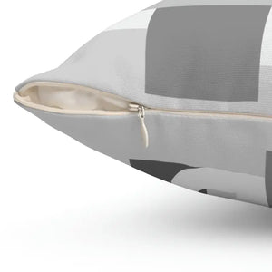 Alphabet Spun Polyester Square Pillow - Vibrant Room Decor - Dipaliz - Throw Pillows