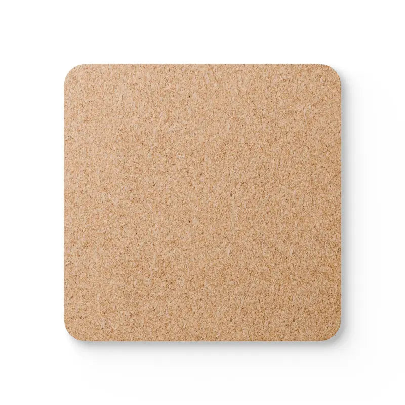 Elegant Flowers Corkwood Coaster Set for Stylish Spaces - Cork / 3.75’’ × / Square Home Decor