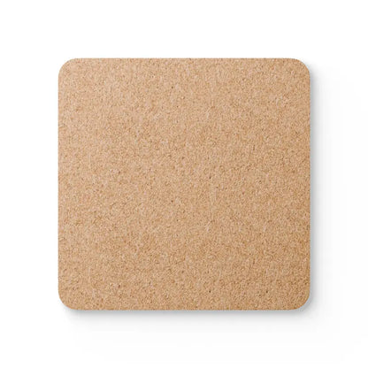 Elegant Flowers Corkwood Coaster Set for Stylish Spaces - Cork / 3.75’’ × / Square Home Decor