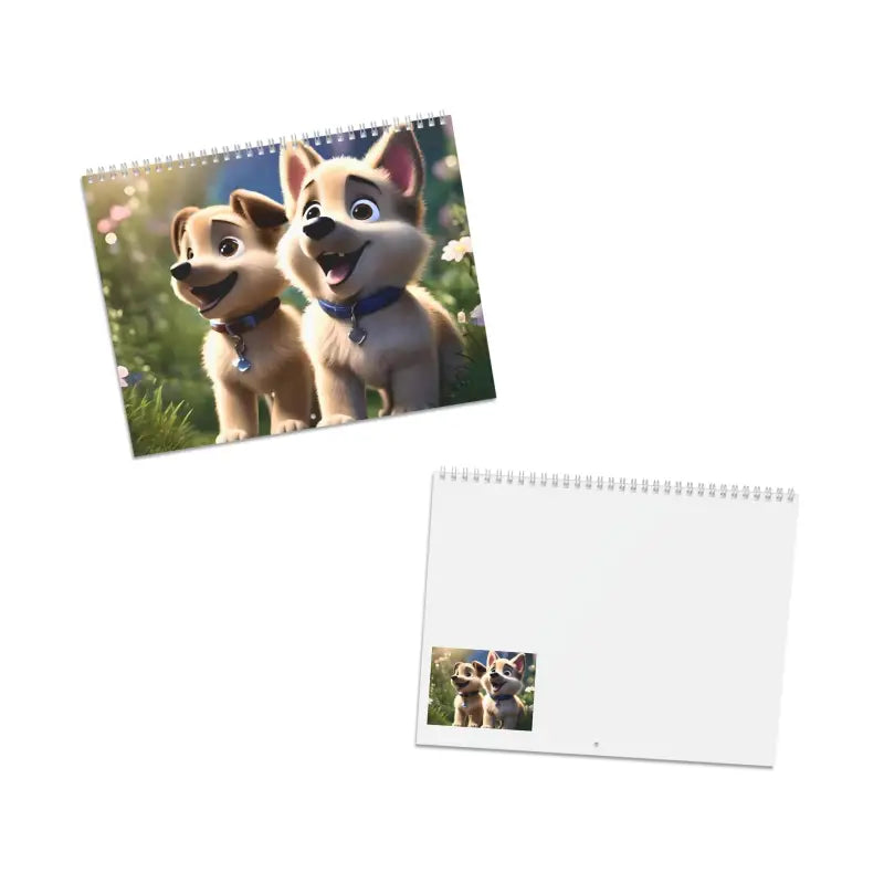 2025 Cute Pet Dogs Wall Calendars for Artistic Spaces - 10.8’’ x 8.4’’ / Semi Glossy Calendar