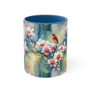Mug - Coffee - Flowers and Birds Print - Dipaliz