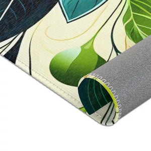 Floral Area Rugs - Large Leaf Designs - Dipaliz