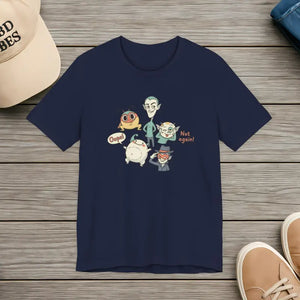 Pastel Creature Doodle Tee - Cute Chaos Trendy Outfits - Dipaliz - Navy / s - T-shirts
