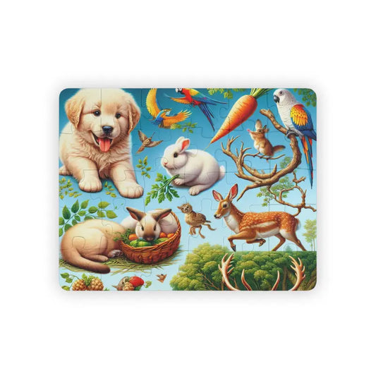 Adorable Animals Puzzle Kids’ Puzzle 30-piece - 30 Pcs (horizontal)