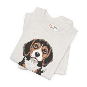 Adorable Beagle Graphic Tee - Soft Cotton Dog Lover Shirt - Dipaliz - T-shirts - Xs