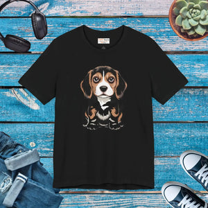 Adorable Beagle Graphic Tee - Soft Cotton Dog Lover Shirt - Dipaliz - T-shirts - Xs