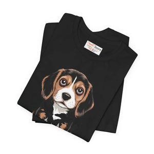 Adorable Beagle Graphic Tee - Soft Cotton Dog Lover Shirt - Dipaliz - T-shirts - Xs