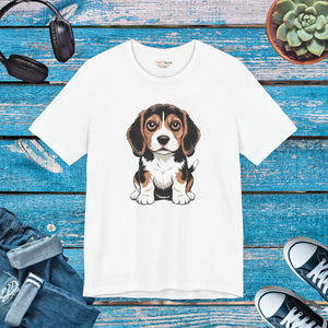 Adorable Beagle Graphic Tee - Soft Cotton Dog Lover Shirt - Dipaliz - T-shirts - Xs