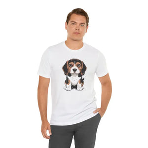 Beagle Graphic Tee - Adorable Dog Lover Shirt - Dipaliz - T-shirts