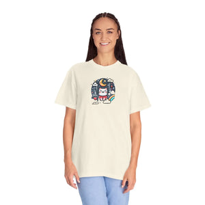 Adorable Cat Unisex Garment-dyed T-shirt - Dipaliz - T-shirts