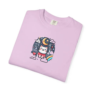 Adorable Cat Unisex Garment-dyed T-shirt - Dipaliz - T-shirts