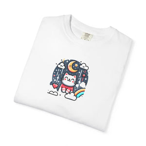 Adorable Cat Unisex Garment-dyed T-shirt - Dipaliz - T-shirts