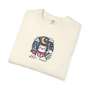 Adorable Cat Unisex Garment-dyed T-shirt - Dipaliz - T-shirts