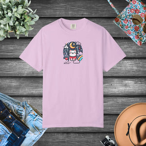 Adorable Cat Unisex Garment-dyed T-shirt - Dipaliz - T-shirts