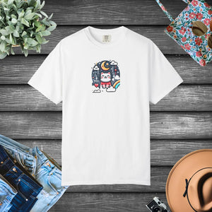 Adorable Cat Unisex Garment-dyed T-shirt - Dipaliz - T-shirts