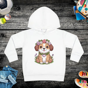 Cozy Floral Dog Pullover Fleece - Toddler Warmth - Dipaliz - Hoodies - 2t