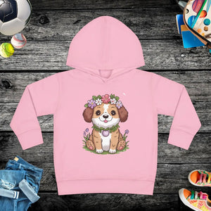 Cozy Floral Dog Pullover Fleece - Toddler Warmth - Dipaliz - Hoodies - 2t