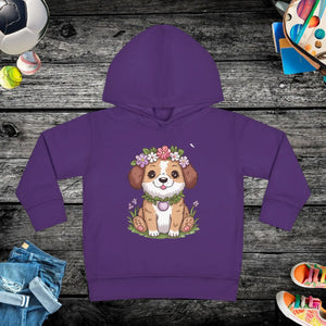 Cozy Floral Dog Pullover Fleece - Toddler Warmth - Dipaliz - Hoodies - 2t