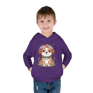 Cozy Floral Dog Pullover Fleece - Toddler Warmth - Dipaliz - Hoodies - 2t