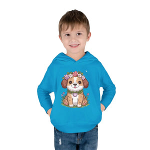 Cozy Floral Dog Pullover Fleece - Toddler Warmth - Dipaliz - Hoodies - 2t