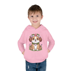 Cozy Floral Dog Pullover Fleece - Toddler Warmth - Dipaliz - Hoodies - 2t