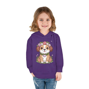 Cozy Floral Dog Pullover Fleece - Toddler Warmth - Dipaliz - Hoodies - 2t
