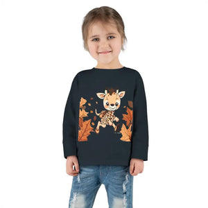 Cute Giraffe Toddler Long Sleeve Tee - Fun Safari Style - Dipaliz - Baby & Clothing