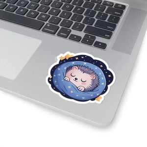 Adorable Hedgehog Kiss-cut Stickers - Space Design Charm - Dipaliz - Decorative