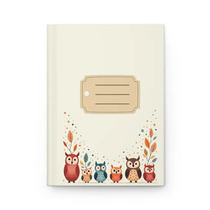 Paper Products - Adorable Owl Hardcover Journal - Whimsical Writing - Dipaliz