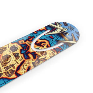 Adventure Awaits Aluminum Bookmark - Stylish Reading Essential - Dipaliz - one Size / White - Bookmarks