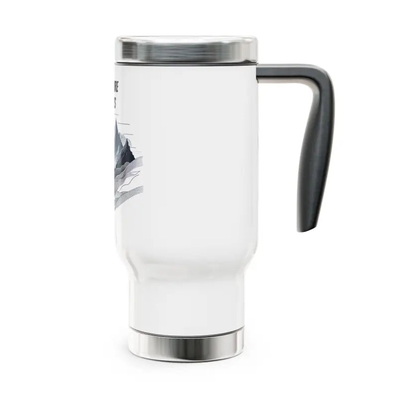 Explore Outdoors with Stainless Steel Travel Mug 14oz