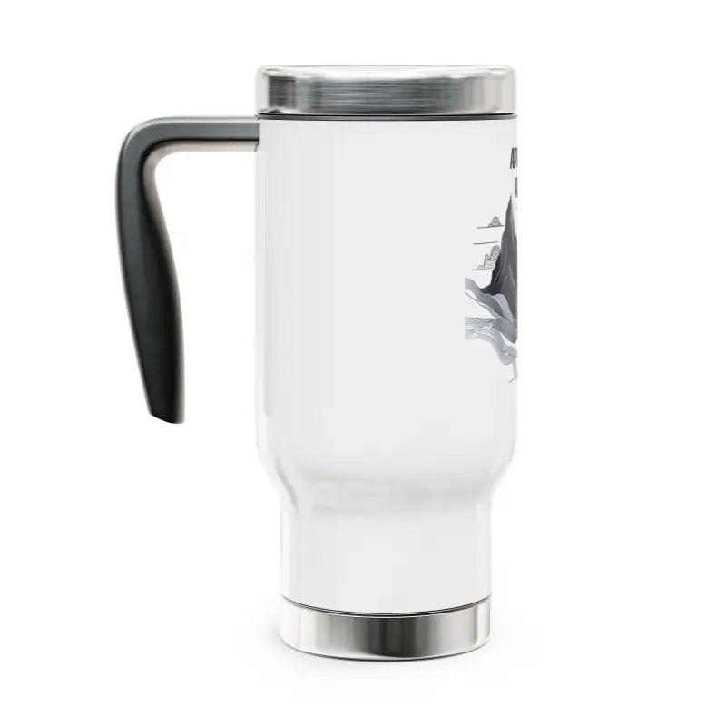 Explore Outdoors with Stainless Steel Travel Mug 14oz