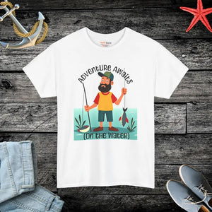 Fisherman Unisex Heavy Cotton Tee - Adventure Style - Dipaliz - White / s - T-shirts