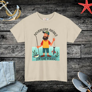 Fisherman Unisex Heavy Cotton Tee - Adventure Style - Dipaliz - Sand / s - T-shirts