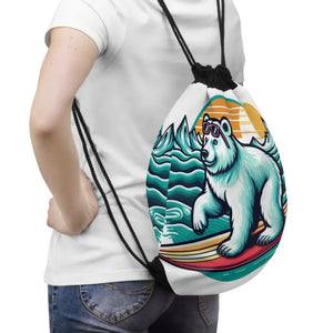 Outdoor Drawstring Bag - Stylish Adventure Essential - Dipaliz - one Size - Backpacks